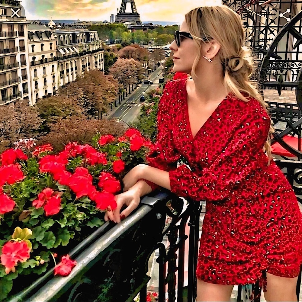 NWT Lovers + Friends Hayden Mini Dress in Sahara Cheetah | XS